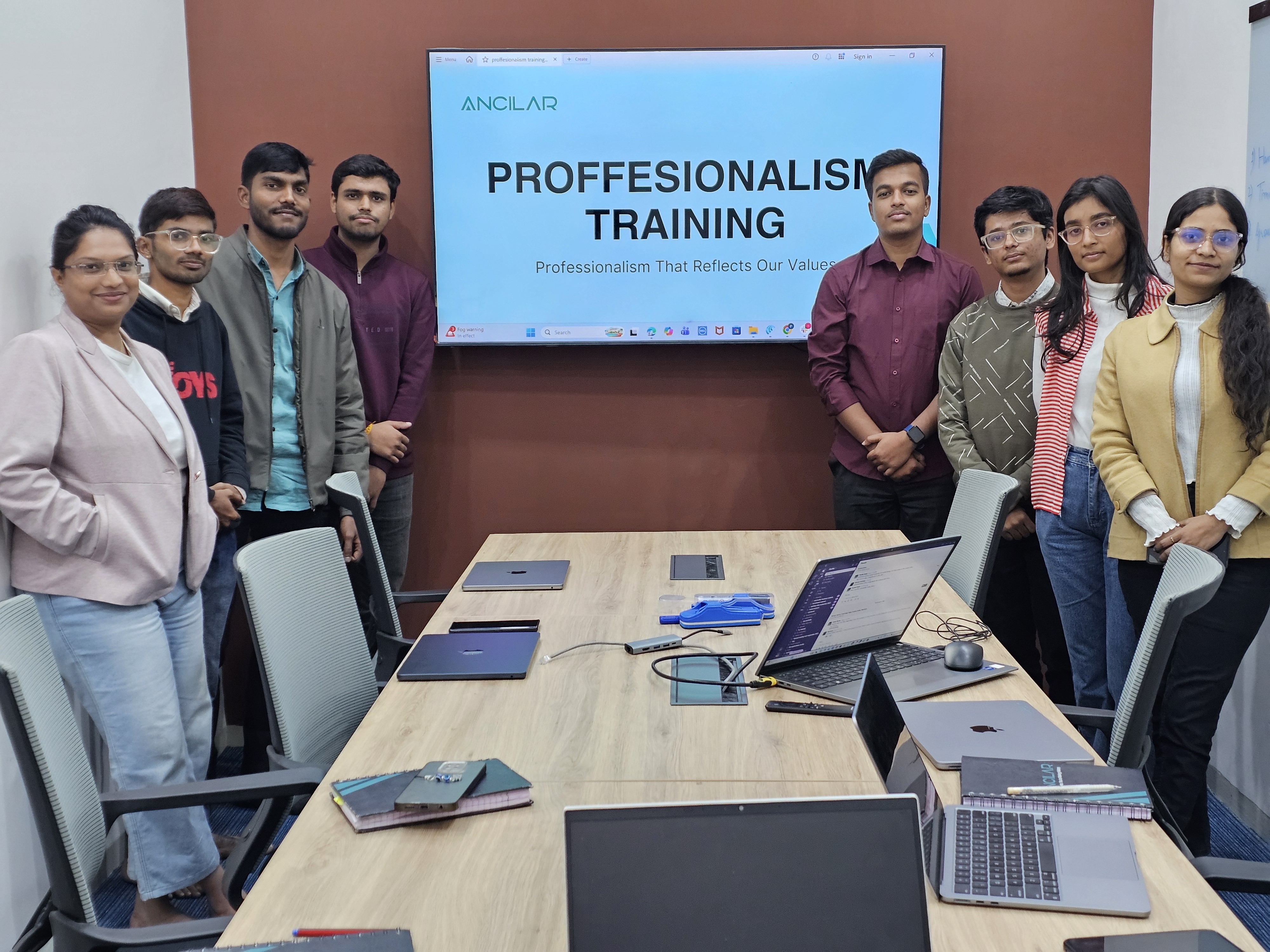 Ancilar team celebration